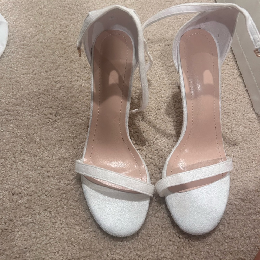Elegant White Women's Heels